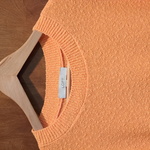 Loft Cap Sleeve Sweater Size S - Picture 2 of 6